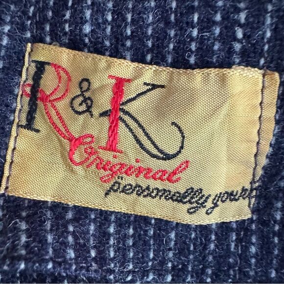 Vintage 1940-50’s R&K Classic Navy Tweed skirt Suit - Picture 7 of 7